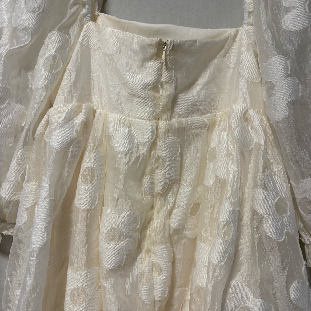 Big Hit Daisy Ivory Baby Doll Dress Size Large - Picture 6 of 8